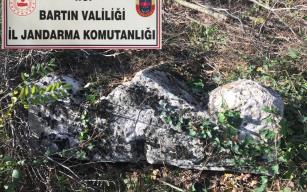 Evin bahçesinde tarihi eser yakalandı
