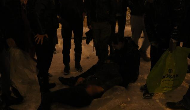 Kar eğlencesi hastanede bitti